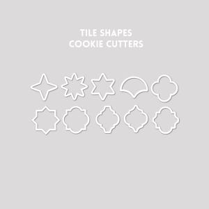 Tile Shapes Cookie Cutters