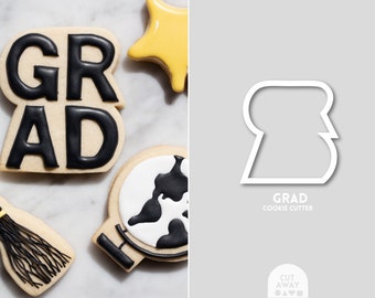 Groovy Grad Cookie Cutter - Etsy