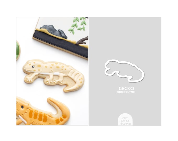 Gecko Cookie Cutter, Leopard Gecko Gifts, Lizards Kids Party Ideas ...