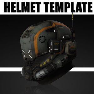 Titanfall MCOR Pilot B Helmet EVA Foam Template