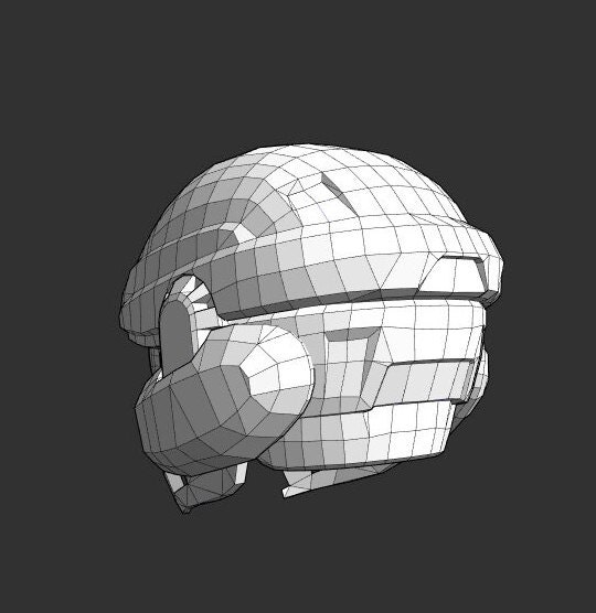 Halo Marine Helmet EVA Foam Template - Etsy