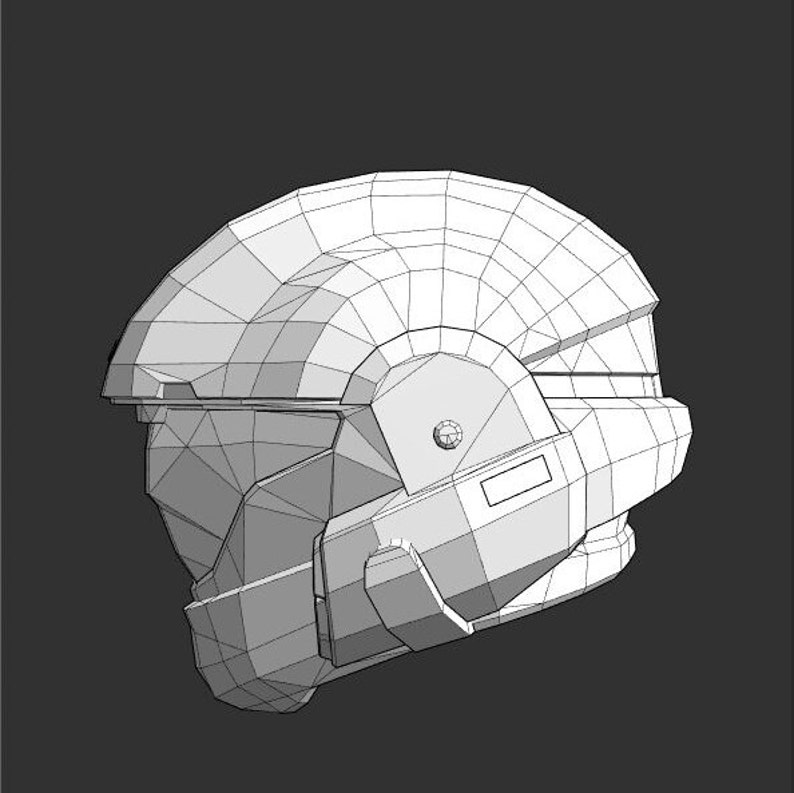 Halo ODST Helmet EVA Foam Template Etsy