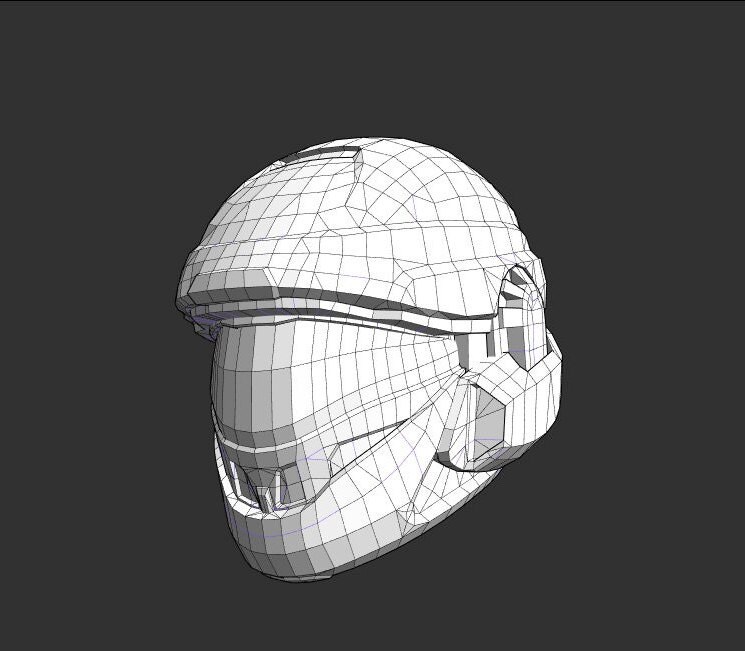 Halo Military Police Helmet EVA Foam Template - Etsy