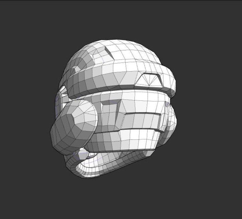 Halo Military Police Helmet EVA Foam Template - Etsy