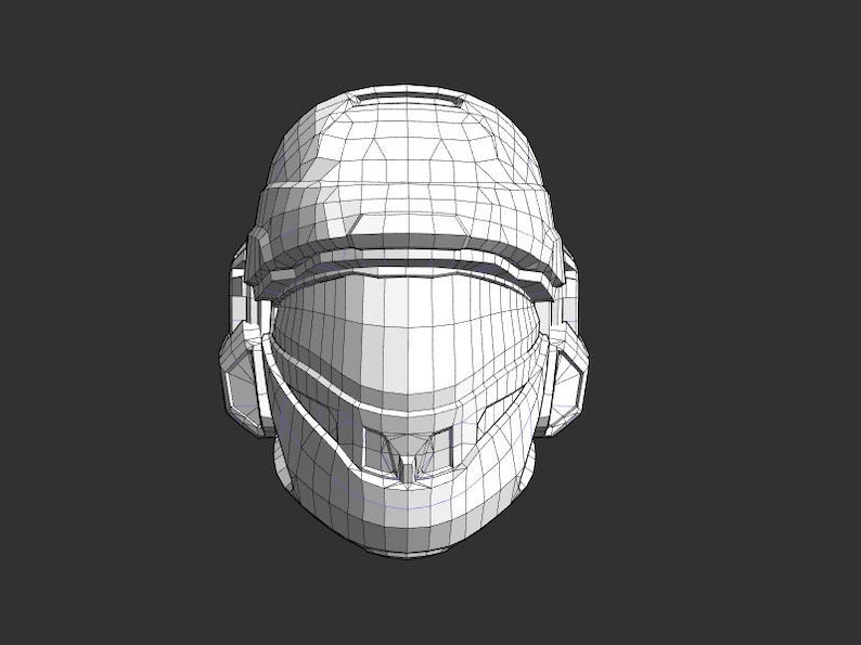 Halo Military Police Helmet EVA Foam Template - Etsy