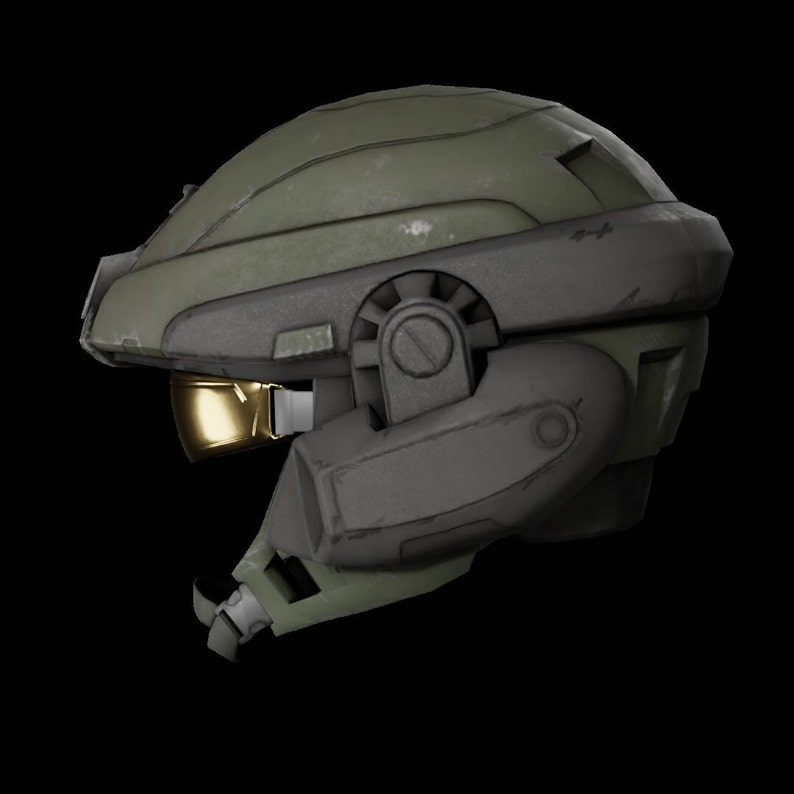 Halo Marine Helmet EVA Foam Template Etsy