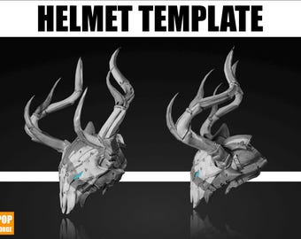 Destiny Capreolinax Exotic Hexenmeister Helm EVA Foam Vorlage