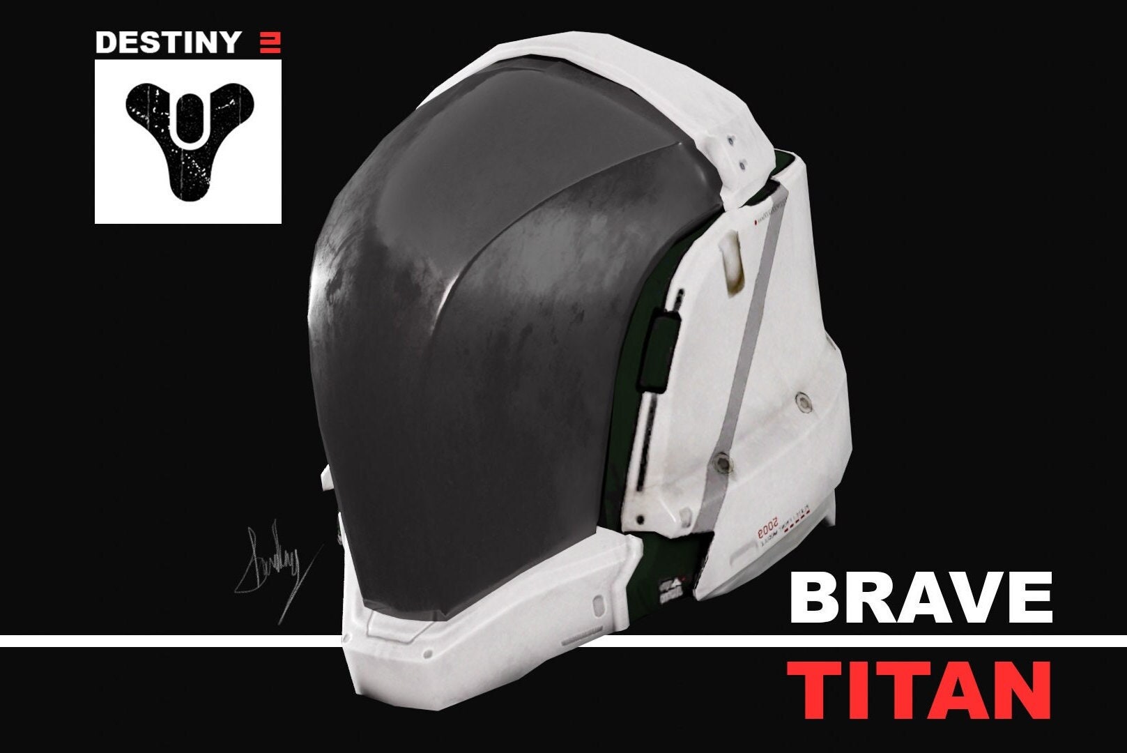 Destiny Brave Titan Helmet EVA Foam Template - Etsy