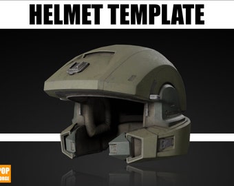 Halo 3 マリンヘルメット EVA フォーム テンプレート