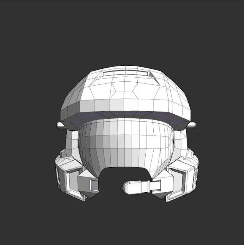 Halo 3 Marine Helmet EVA Foam Template Etsy