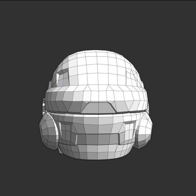 Halo Marine Helmet EVA Foam Template Etsy