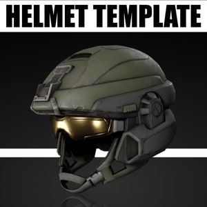 Halo Marine Helmet EVA Foam Template