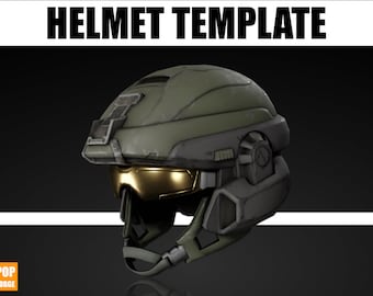 Halo Marine ヘルメット EVA フォーム テンプレート