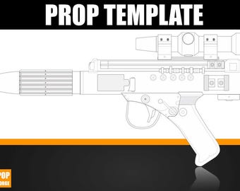 EVA Foam Blueprint Star Wars DL-17 Blaster Pistole für Cosplay PDF