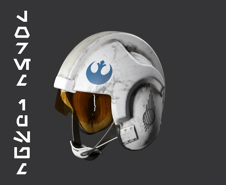 Star Wars X Wing Pilot Helmet EVA Foam Template Etsy