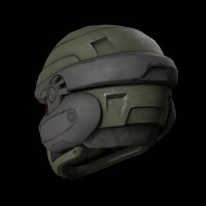 Halo Military Police Helmet EVA Foam Template - Etsy
