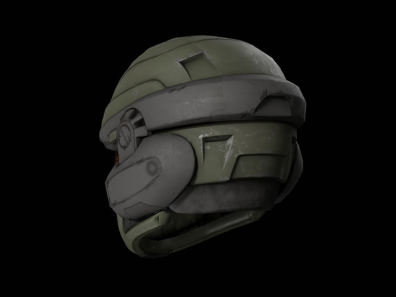 Halo Military Police Helmet EVA Foam Template - Etsy
