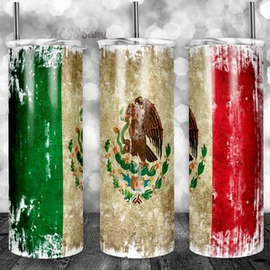 Mexico Tumbler Design, Novelty Design, Tumbler Wrap, 20oz Tumbler Design, Sublimation Design, Tumbler Image, Mexican Flag Tumbler Design