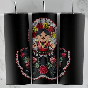 Maria Doll Tumbler Design, Nieuwigheid Design, Vinyl Wrap, 20oz Tumbler, Sublimation Design, Tumbler Image, Cute Cup Design, Ambachtelijk Design