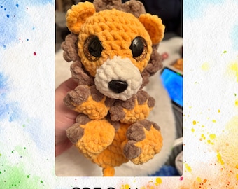 Roary the Lion Snuggler PDF haakpatroon | Amerikaanse voorwaarden | Engels