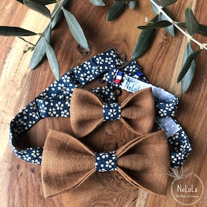 Linen bow tie “le champêtre collection”