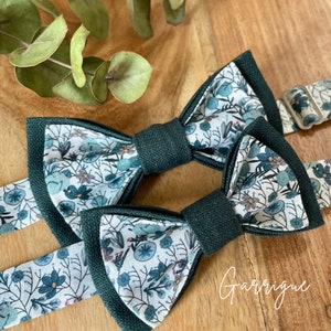 Bow tie small liberty flowers