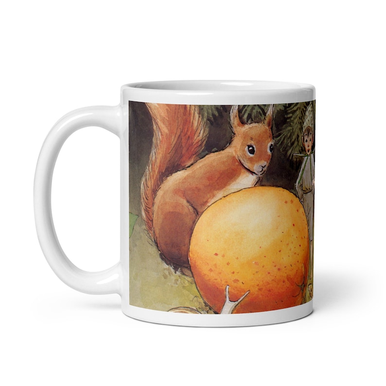 Fairy Mug I Elsa Beskow I Vintage Mug I The Sun Egg I Summer Mug I Spring Mug I Colorful Mug I Elves Mug I Forest Mug