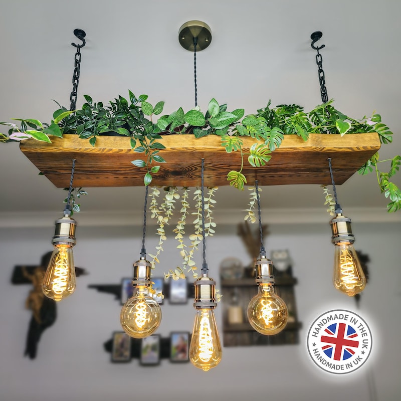 Rustic Style Table Lamps - Etsy UK