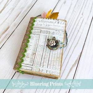 Big Kit for a Little Junk Journal, 40 Page Craft Kit, Junk Journal Printable, Scrapbook, Digital Download, Art Journal, Papercraft Kit