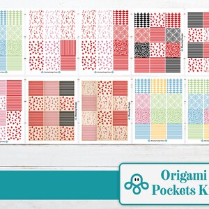 Origami Junk Journal Pocket Kit, Junk Journal Kit, Junk Journal Digital ...