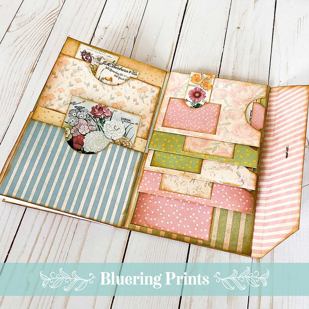 Hazel Junk Journal Folio Kit: Printable Ephemera (digital Download) - Etsy