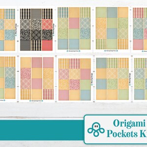 Origami Junk Journal Pocket Kit, Junk Journal Kit, Junk Journal Digital ...