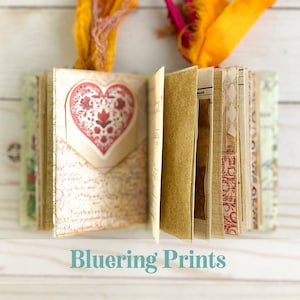 Elsie Valentine Junk Journal Kit: Printable Papercraft (Digital Download)