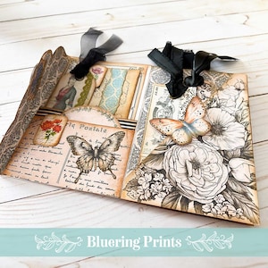 Mother&#39;s Day Junk Journal Card Kit: Vintage Ephemera (Digital Download)