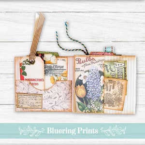 Dolly Junk Journal Kit, Junk Journal Kit art journal kit, Craft Kit, Printable, Ephemera, Scrapbook, Junk Journal Printable Papercraft Kit