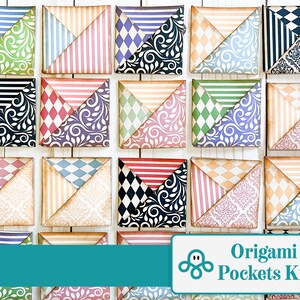 Origami Junk Journal Pocket Kit, Junk Journal Kit, Junk Journal Digital ...