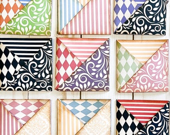 Kit de bolsillo para diario basura de origami: Manualidad de papel vintage (descarga digital)