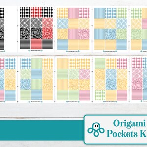 Origami Junk Journal Pocket Kit, Junk Journal Kit, Junk Journal Digital ...