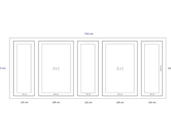 This project was prepared in special dimensions for your wall.