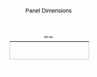 Dit project is gemaakt in speciale afmetingen voor aan de muur.