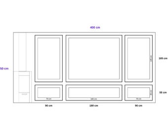 This project was prepared in special dimensions for your wall.