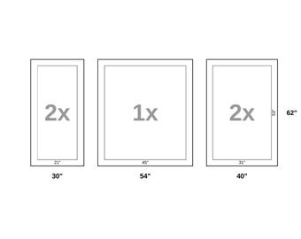 This project was prepared in special dimensions for your wall.