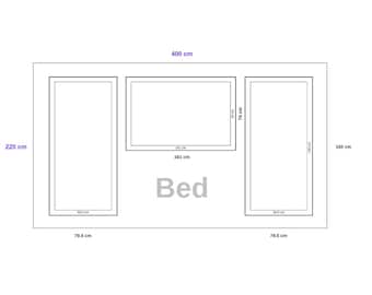 This project was prepared in special dimensions for your wall.