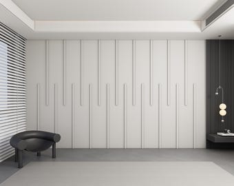 Ready to Install Wall Moulding Kit, Flat Wall Paneling Kit, Wall Paneling, Wainscoting Kit, Pre-cut Bespoke Paneling, Wainscoting Frames