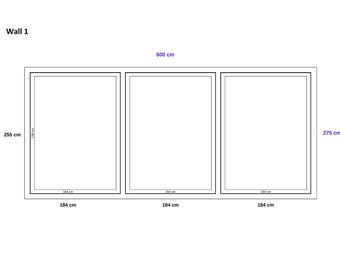 This project was prepared in special dimensions for your wall.