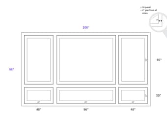 This project was prepared in special dimensions for your wall.