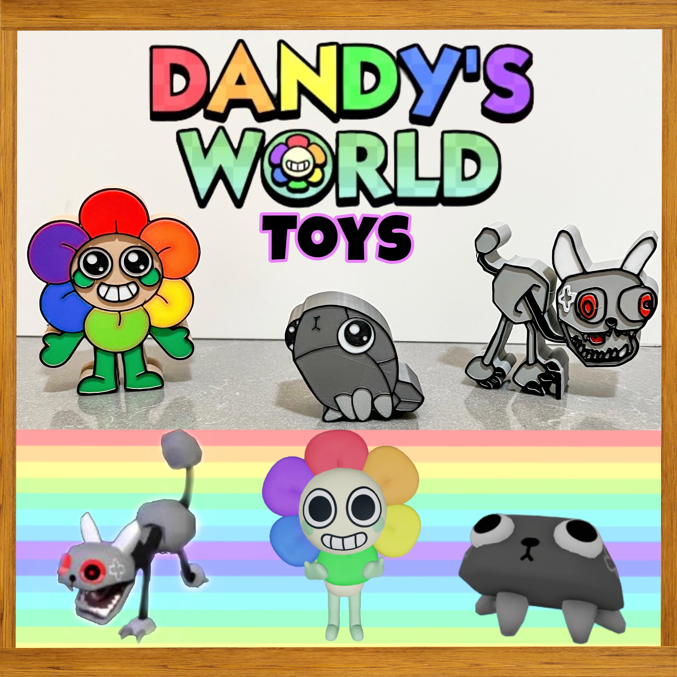 Dandy's World toys, 3D printed toys, Cake Toppers, Party Favor
