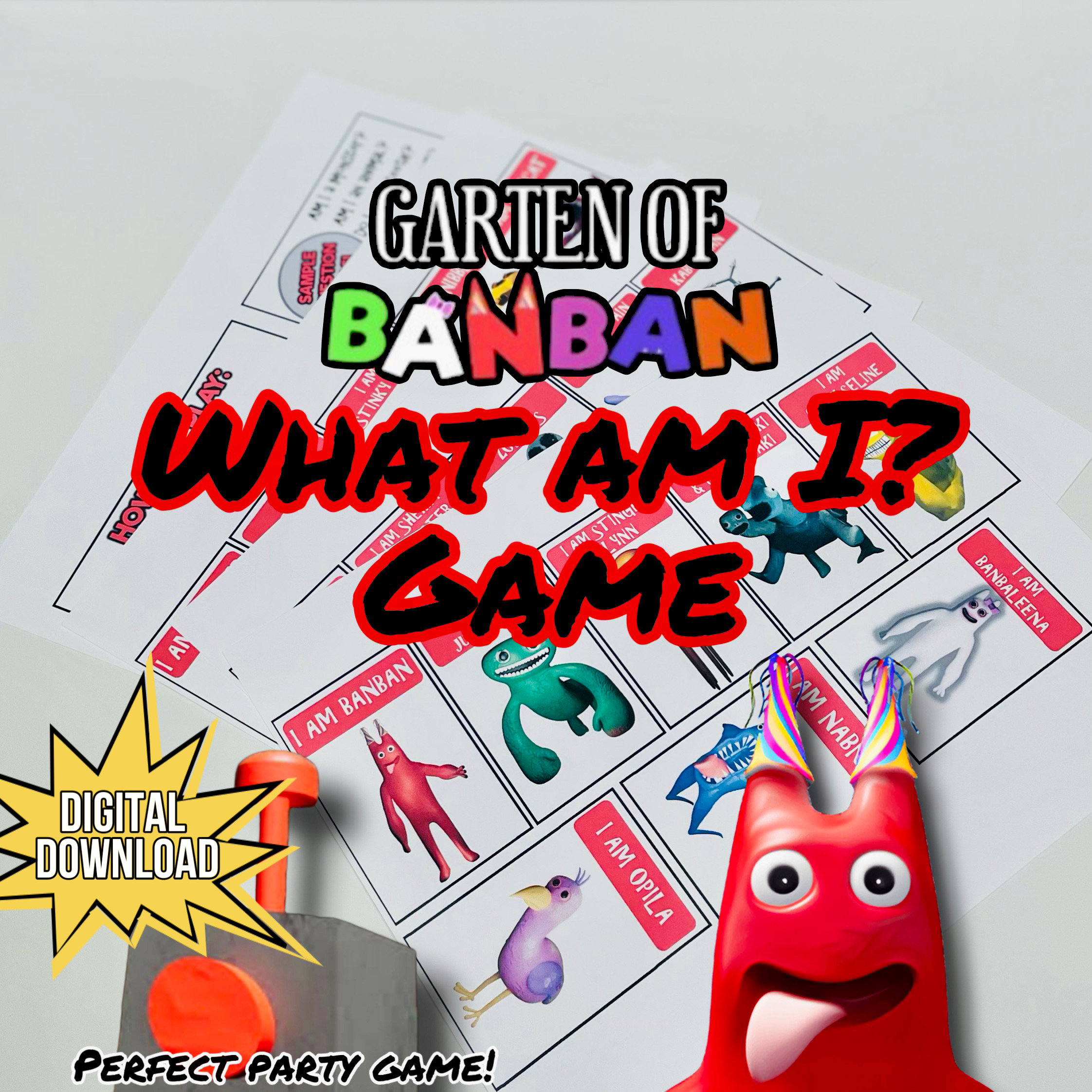 Garten of Banban Banbaleena Roblox inspired digital download artwork,  png/pdf/psd perfect for sublimation and printing crafts 300dpi