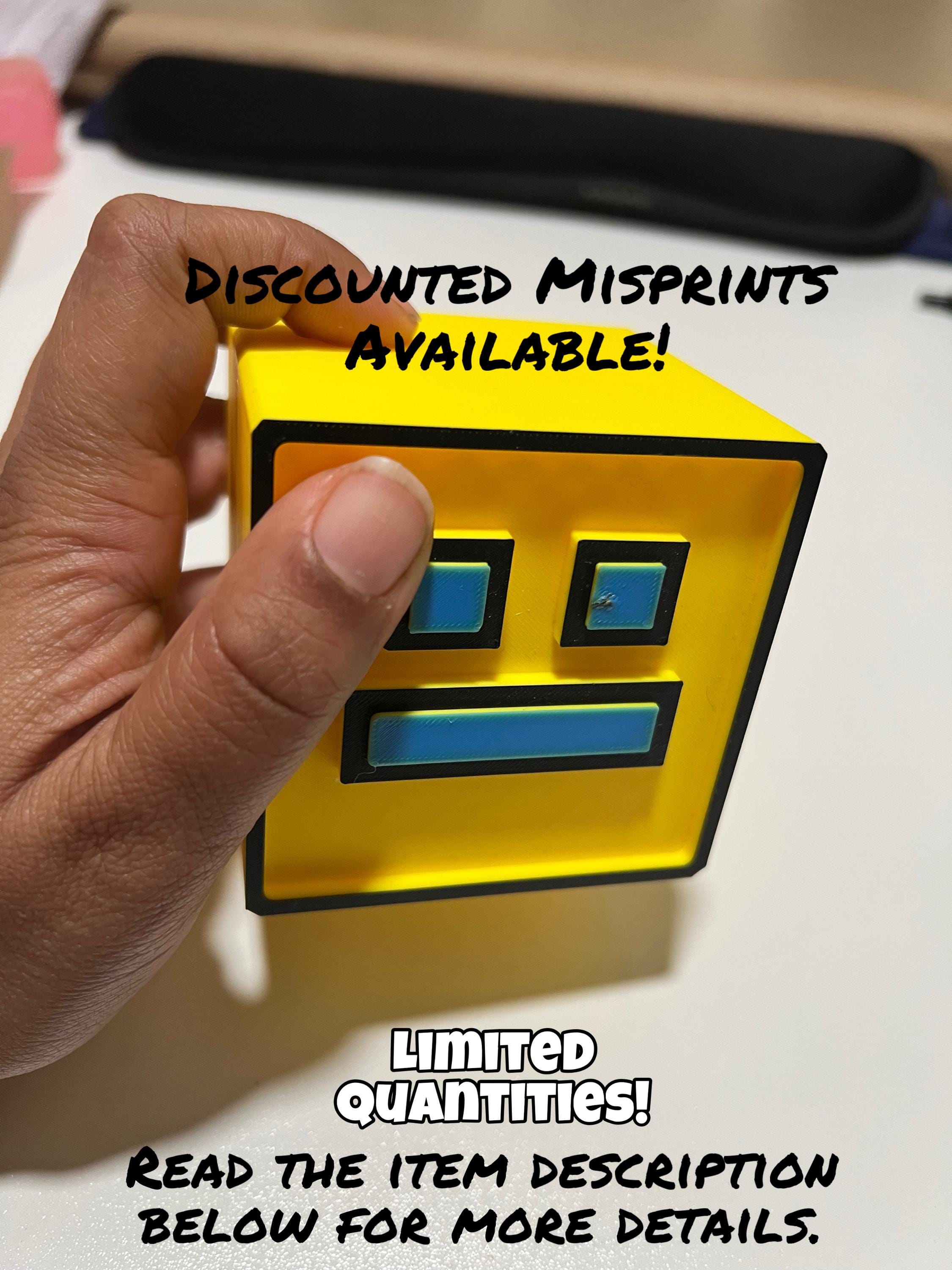 MEGA Cubes, Extra Large Geometry Dash Toys, 3D Printed Cubes, Geometry ...