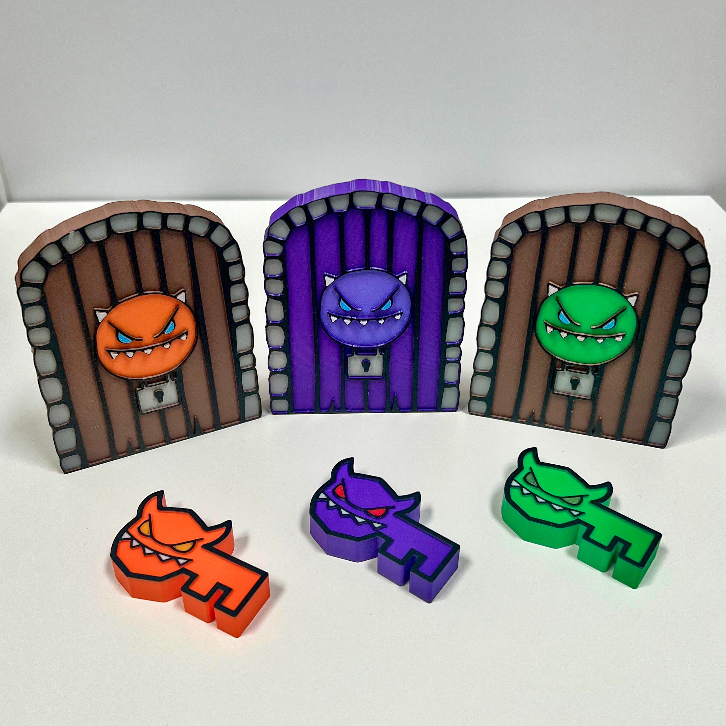 Geometry Dash Toys, 3D Printed Geometry Dash Doors, Geometry Dash